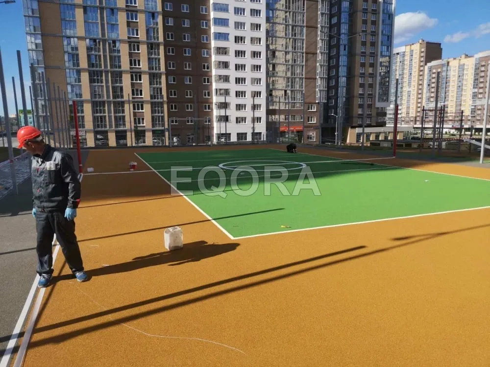 Какая минимальная температура для укладки резинового покрытия в Нижнем Тагиле?